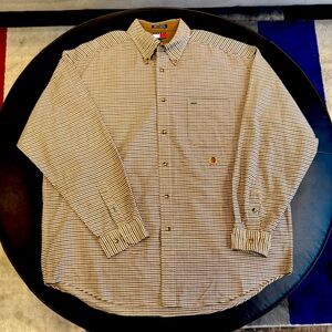 Tommy Hilfiger Brown Casual Button Down Shirt